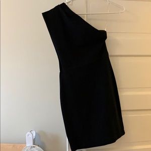 One shoulder mini dress